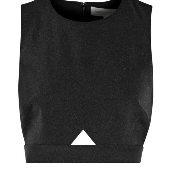 Rebecca Minkoff Tops - Rebecca Minkoff Splash Top Cutout Satin Top M